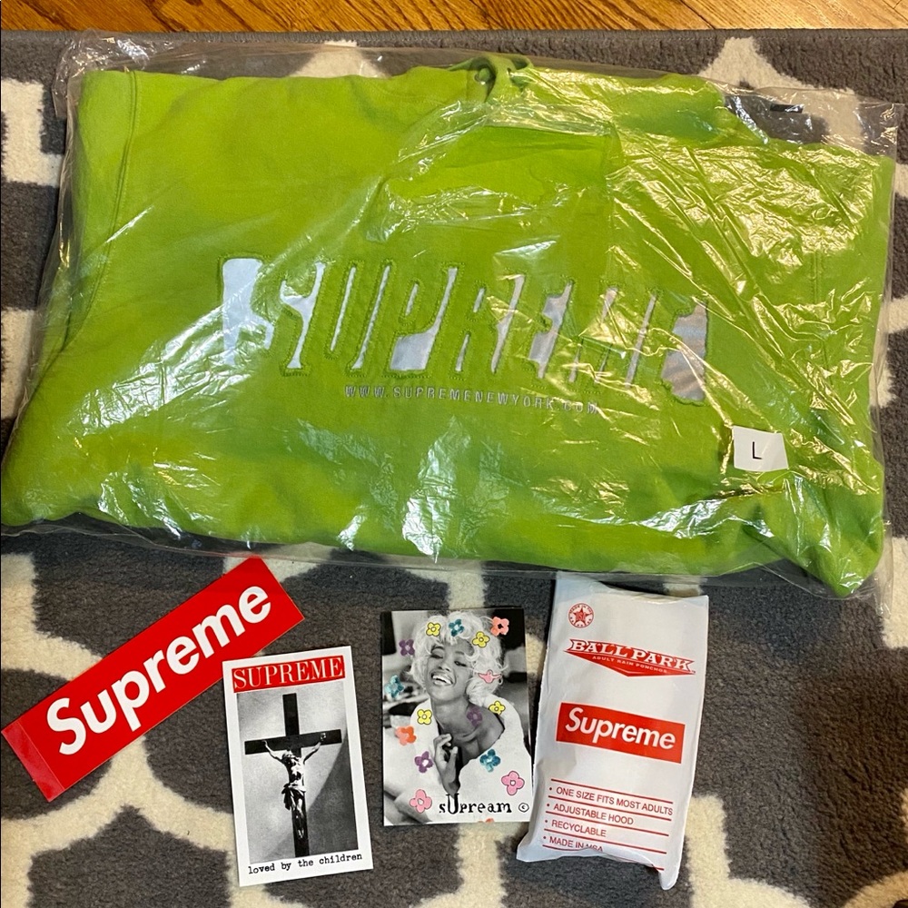 Supreme SS 2020 Reflective Cutout Hoodie